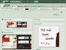 Tablet Screenshot of dvkndn.deviantart.com