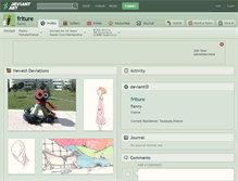 Tablet Screenshot of friture.deviantart.com