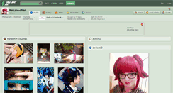 Desktop Screenshot of katune-chan.deviantart.com