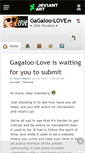 Mobile Screenshot of gagaloo-love.deviantart.com