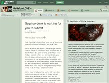 Tablet Screenshot of gagaloo-love.deviantart.com