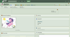 Desktop Screenshot of jjbamboo.deviantart.com