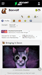 Mobile Screenshot of boxwolf.deviantart.com