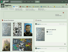 Tablet Screenshot of biggdave.deviantart.com
