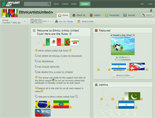 Tablet Screenshot of ethnicartistsunited.deviantart.com