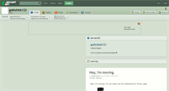 Desktop Screenshot of gothchick123.deviantart.com