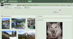 Desktop Screenshot of luna-skyline.deviantart.com