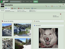 Tablet Screenshot of luna-skyline.deviantart.com