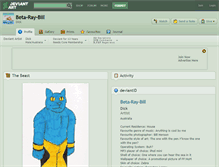 Tablet Screenshot of beta-ray-bill.deviantart.com