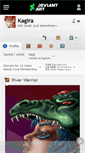 Mobile Screenshot of kagira.deviantart.com