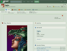 Tablet Screenshot of kagira.deviantart.com