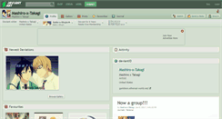 Desktop Screenshot of mashiro-x-takagi.deviantart.com
