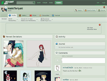 Tablet Screenshot of makkiteriyaki.deviantart.com