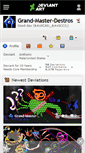 Mobile Screenshot of grand-master-destros.deviantart.com