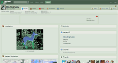 Desktop Screenshot of howlinghusky.deviantart.com
