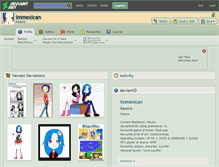 Tablet Screenshot of immexican.deviantart.com