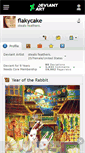 Mobile Screenshot of flakycake.deviantart.com