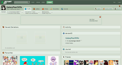 Desktop Screenshot of galaxypearlwife.deviantart.com