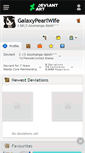 Mobile Screenshot of galaxypearlwife.deviantart.com