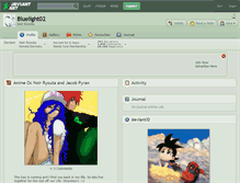 Tablet Screenshot of bluelight02.deviantart.com