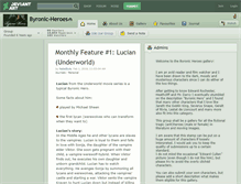 Tablet Screenshot of byronic-heroes.deviantart.com