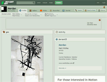 Tablet Screenshot of merdan.deviantart.com