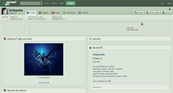 Desktop Screenshot of kristarella.deviantart.com