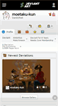 Mobile Screenshot of moetaku-kun.deviantart.com