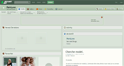 Desktop Screenshot of pornlove.deviantart.com