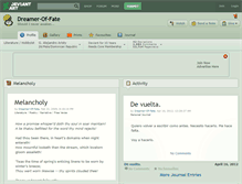 Tablet Screenshot of dreamer-of-fate.deviantart.com