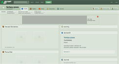 Desktop Screenshot of fantasy-poses.deviantart.com