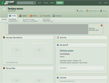 Tablet Screenshot of fantasy-poses.deviantart.com