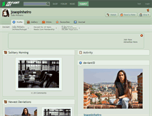 Tablet Screenshot of joaopinheiro.deviantart.com