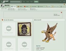Tablet Screenshot of me163.deviantart.com