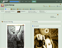 Tablet Screenshot of mariavillalonga.deviantart.com