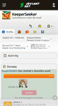 Mobile Screenshot of keeperseeker.deviantart.com