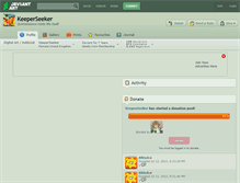 Tablet Screenshot of keeperseeker.deviantart.com