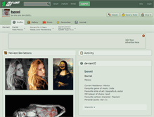 Tablet Screenshot of beoni.deviantart.com