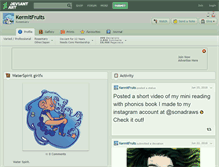 Tablet Screenshot of kermitfruits.deviantart.com