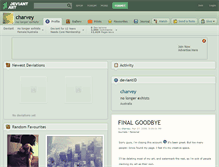 Tablet Screenshot of charvey.deviantart.com