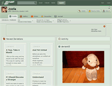 Tablet Screenshot of jysella.deviantart.com