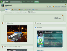 Tablet Screenshot of prexium01.deviantart.com