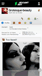 Mobile Screenshot of grotesque-beauty.deviantart.com