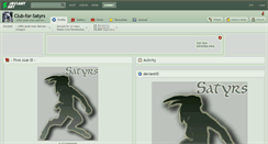 Desktop Screenshot of club-for-satyrs.deviantart.com