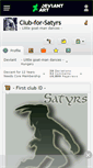 Mobile Screenshot of club-for-satyrs.deviantart.com