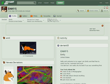Tablet Screenshot of emmy-s.deviantart.com