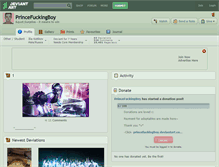 Tablet Screenshot of princefuckingboy.deviantart.com