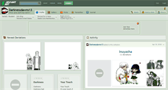 Desktop Screenshot of darknessdawns13.deviantart.com