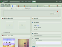 Tablet Screenshot of jalousse.deviantart.com
