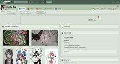 Desktop Screenshot of mystic-bra.deviantart.com